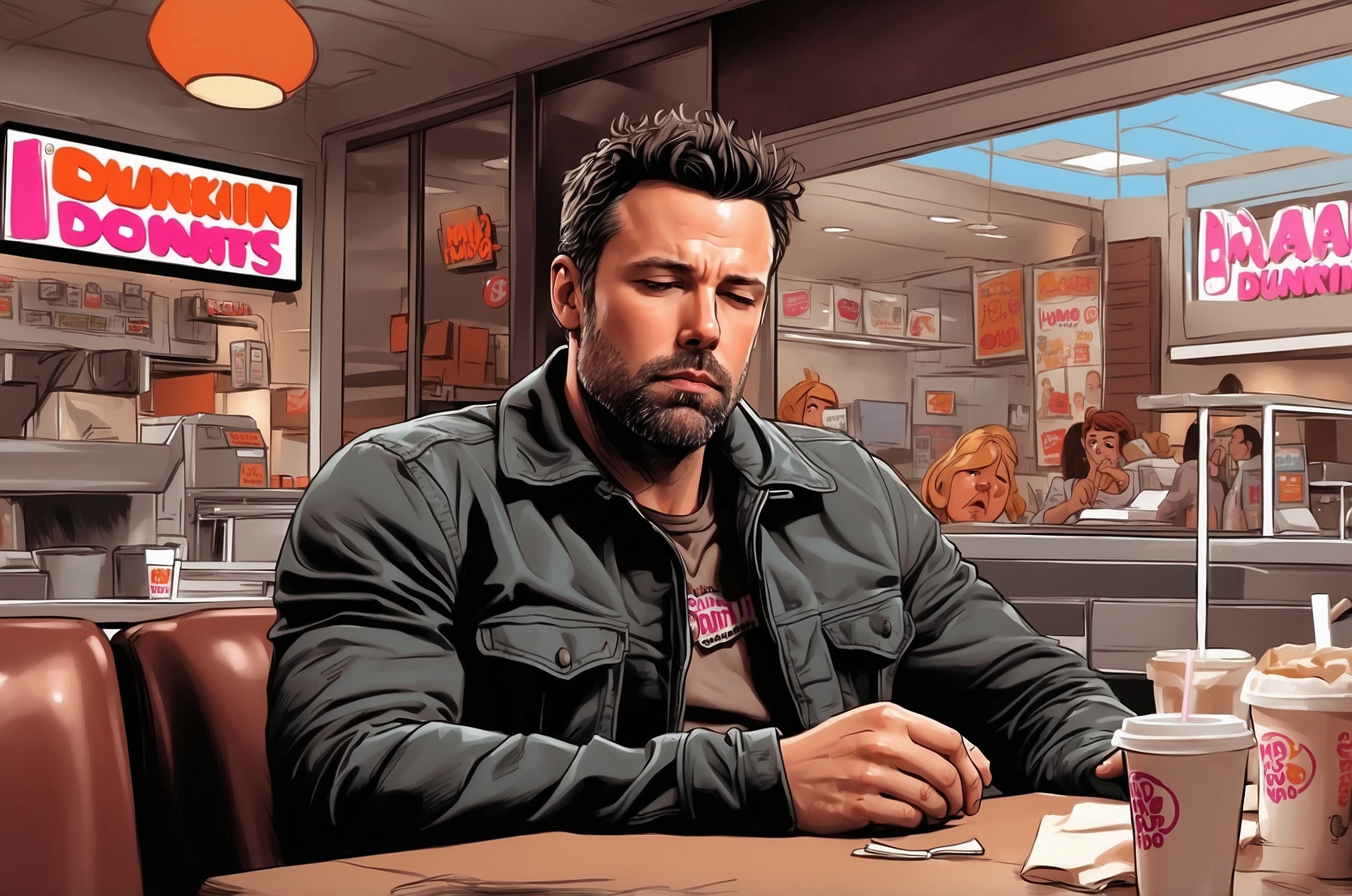 Ben Affleck Reportedly Sleeping Nights in Dunkin’ Donuts Following